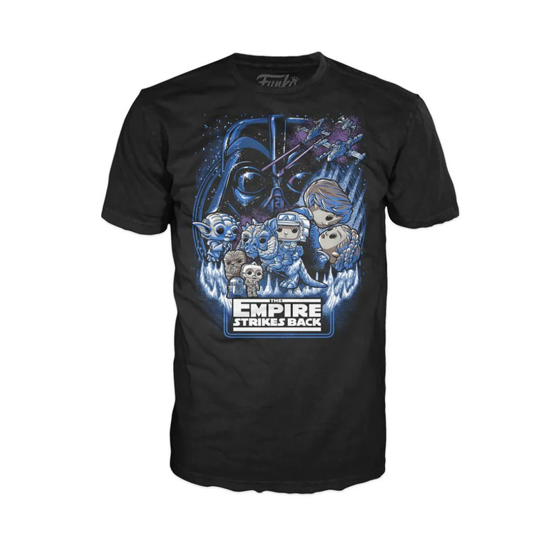 Funko Pop Tee! Star Wars: Empire Strikes Back Poster - XL - تي شيرت